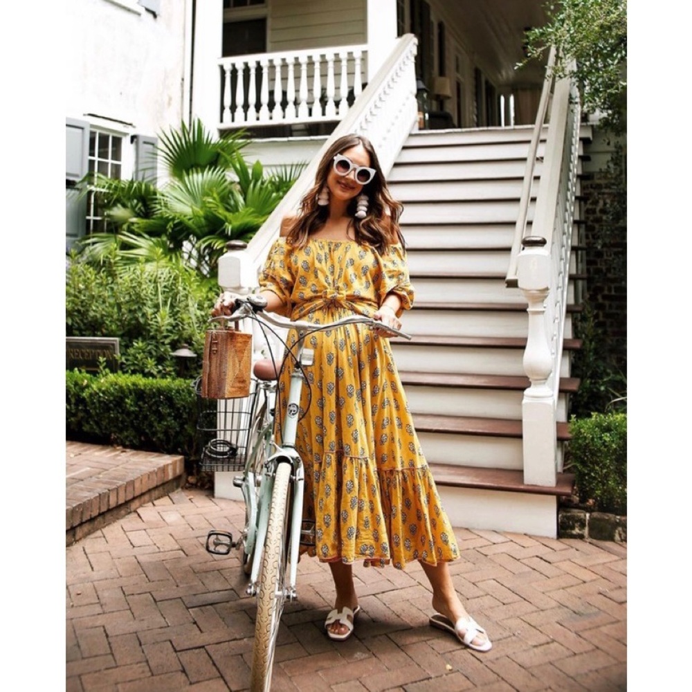 RHODE Frida Dress Maxi Floral
